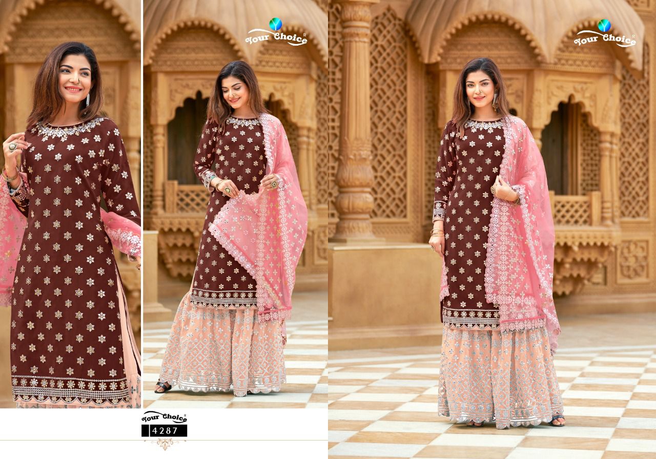 Your Choice Fashion New Heavy Festive Wear Georgette Salwar Kameez Collection